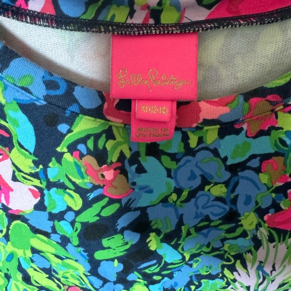 Lilly Pulitzer Girls Mini Teigen Dress XL 12-14 - Picture 3 of 4